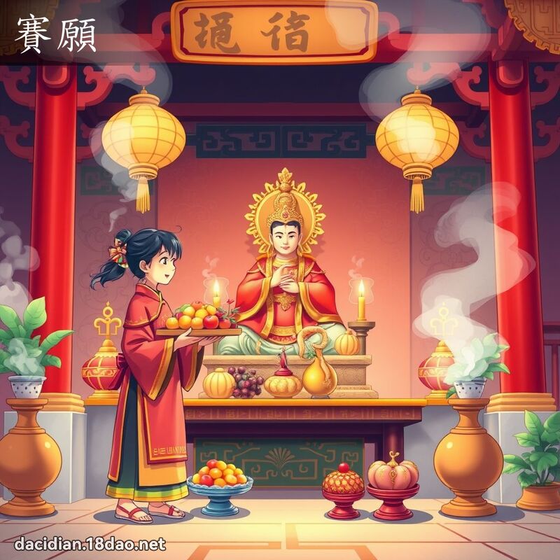 赛愿 - 国语大辞典配图