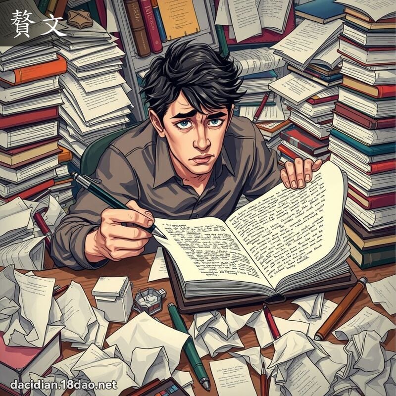 赘文 - 国语大辞典配图