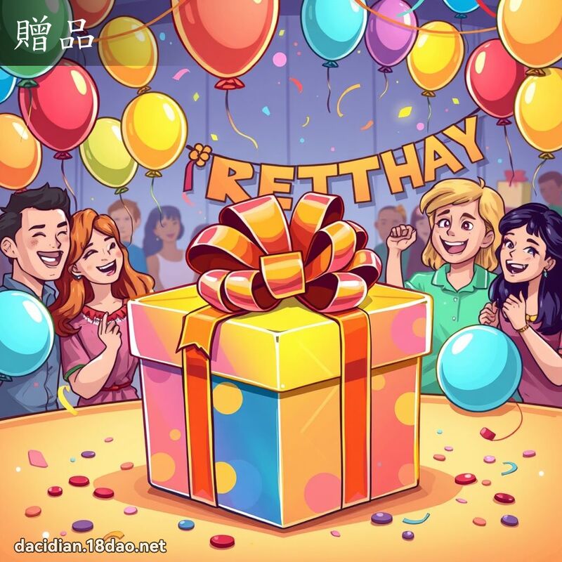 贈品 - 國語大辭典配圖