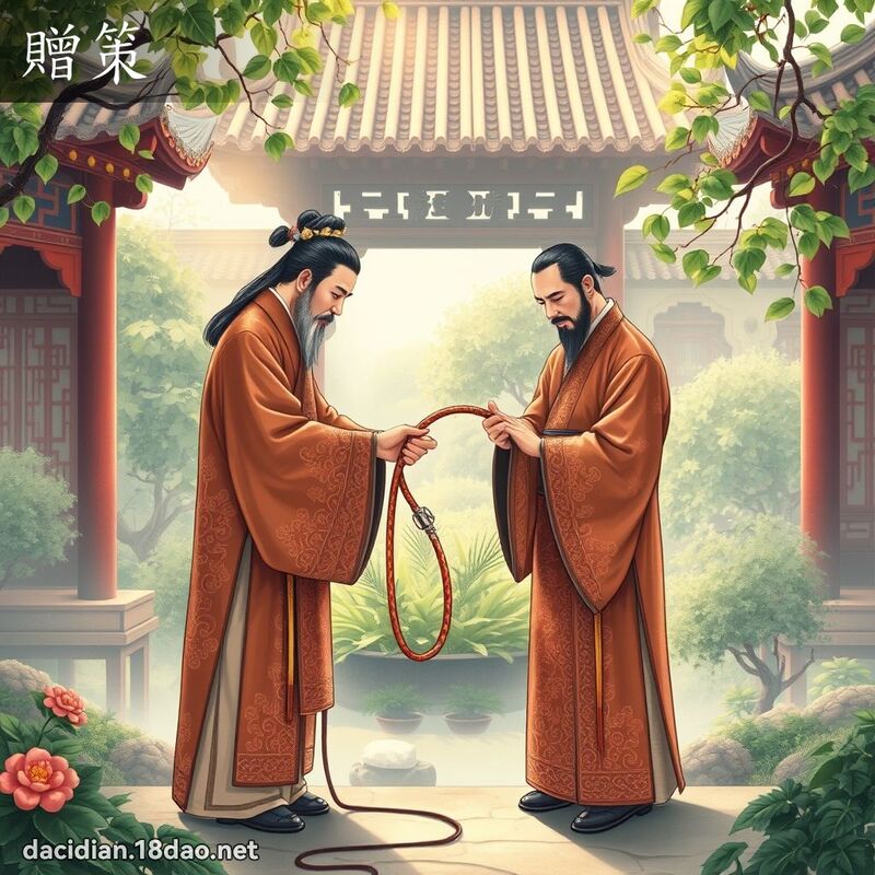 赠策 - 国语大辞典配图