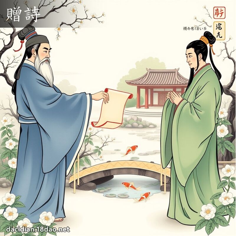 赠诗 - 国语大辞典配图