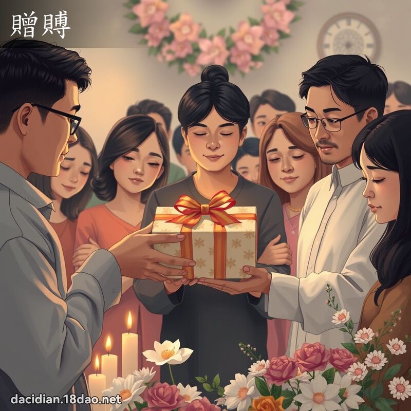 赠賻 - 国语大辞典配图