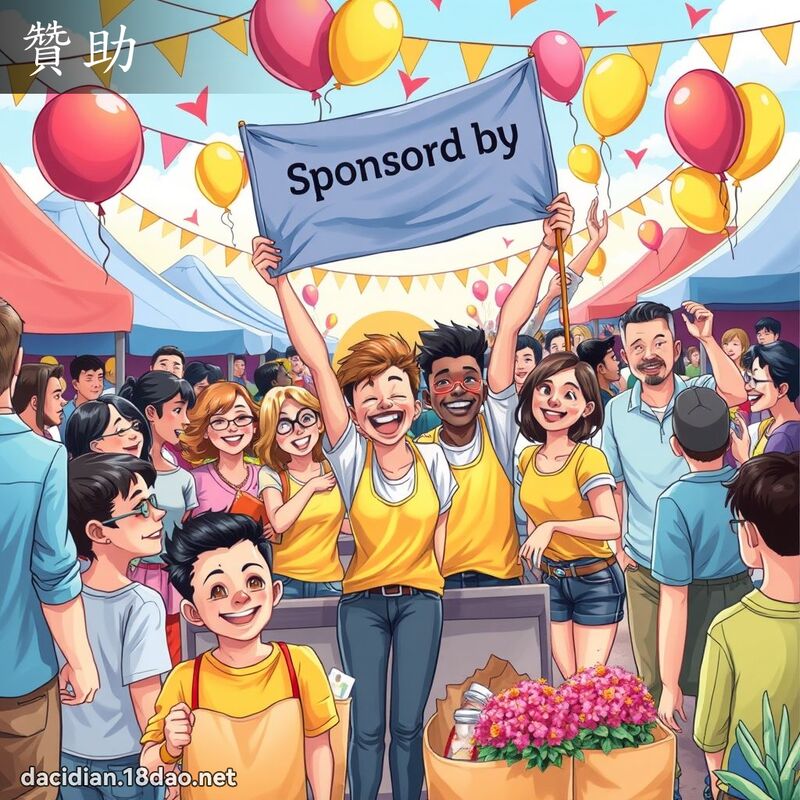 赞助 - 国语大辞典配图
