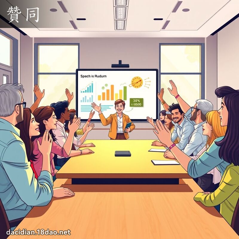 赞同 - 国语大辞典配图
