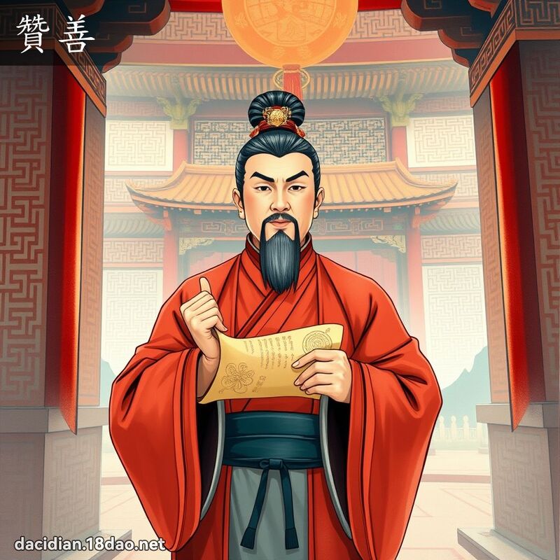 贊善 - 國語大辭典配圖