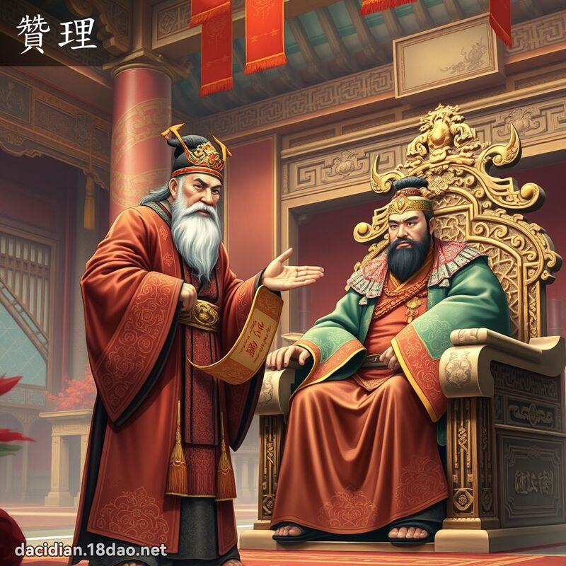 赞理 - 国语大辞典配图