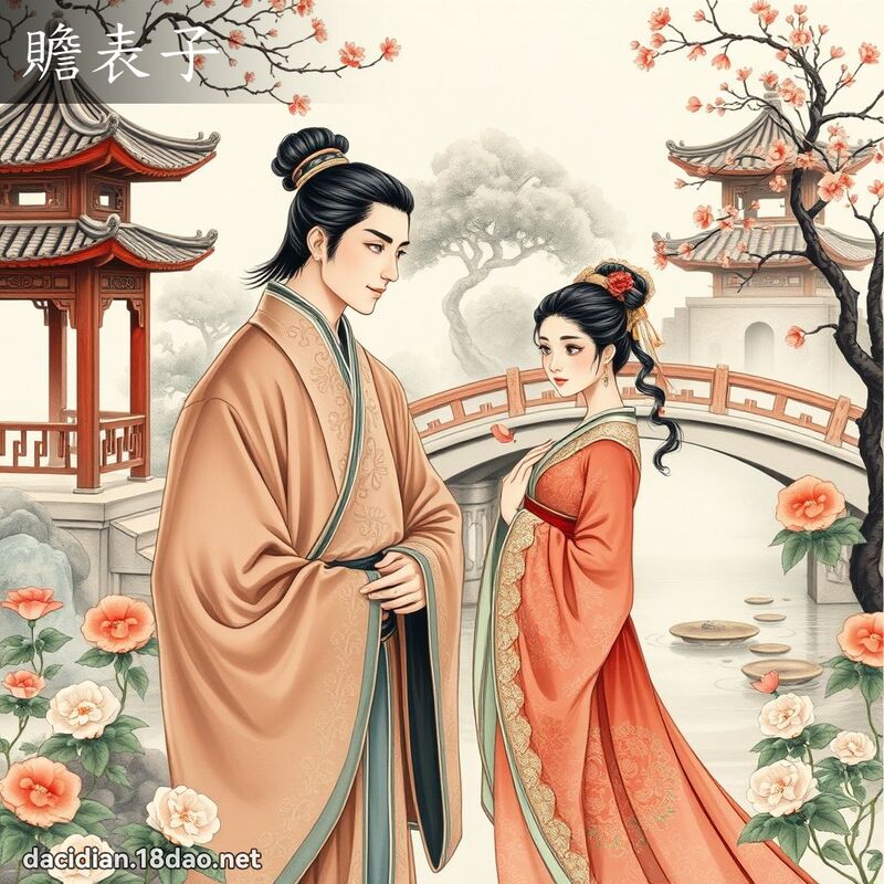 赡表子 - 国语大辞典配图