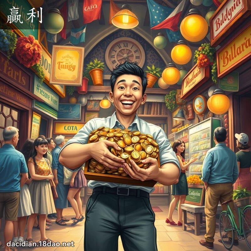 贏利 - 国语大辞典配图