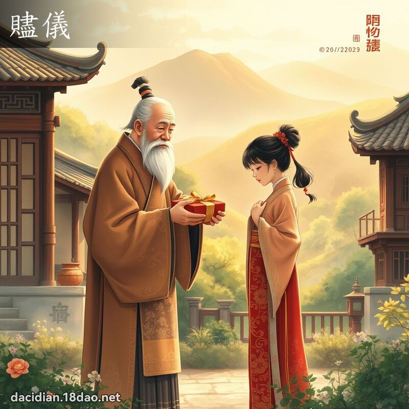 贐儀 - 國語大辭典配圖