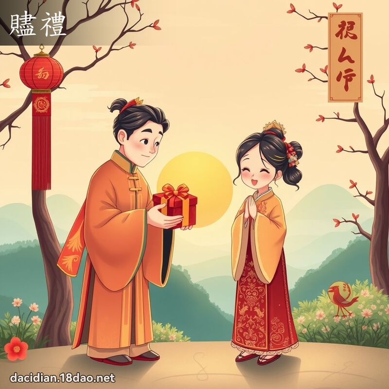 贐禮 - 國語大辭典配圖