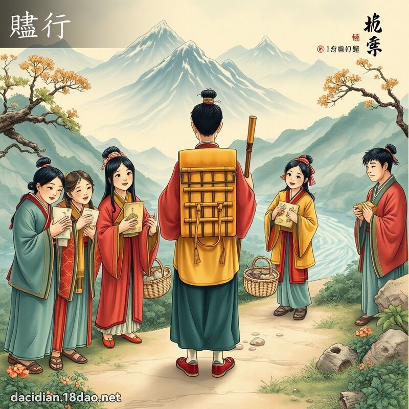 贐行 - 国语大辞典配图