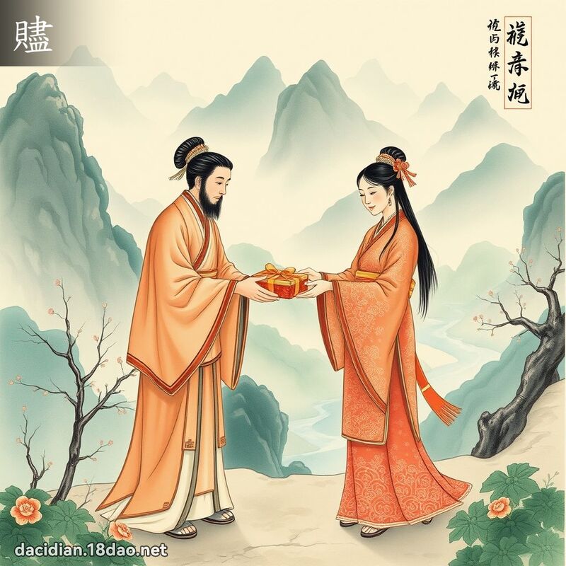 贐 - 國語大辭典配圖