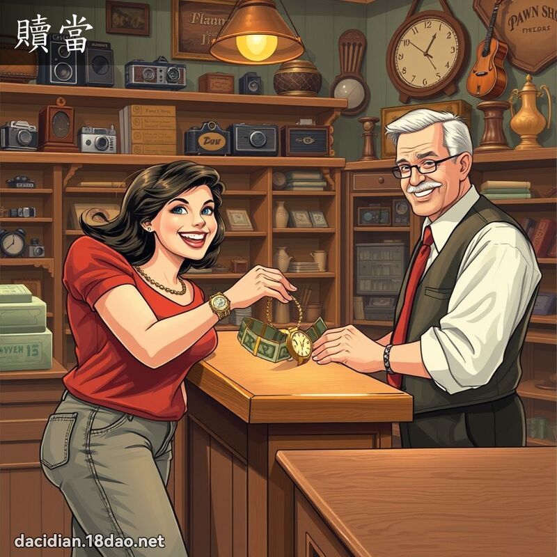 贖當 - 國語大辭典配圖