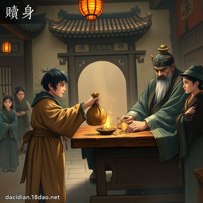 赎身 - 国语大辞典配图