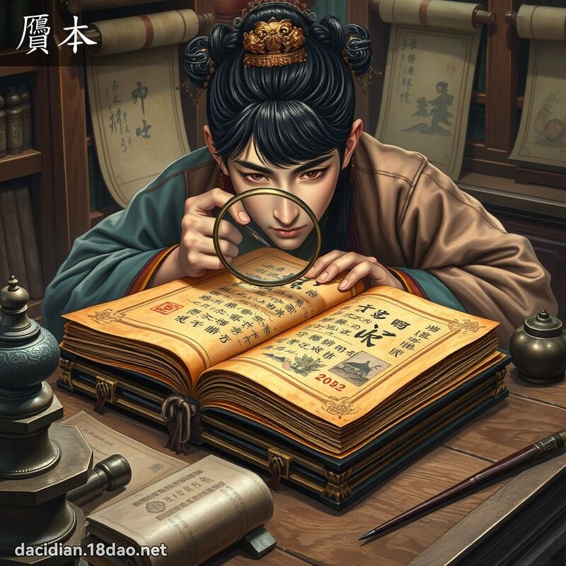 贗本 - 國語大辭典配圖
