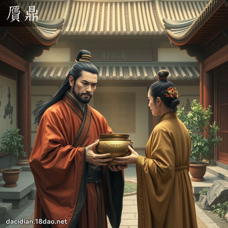 贗鼎 - 國語大辭典配圖