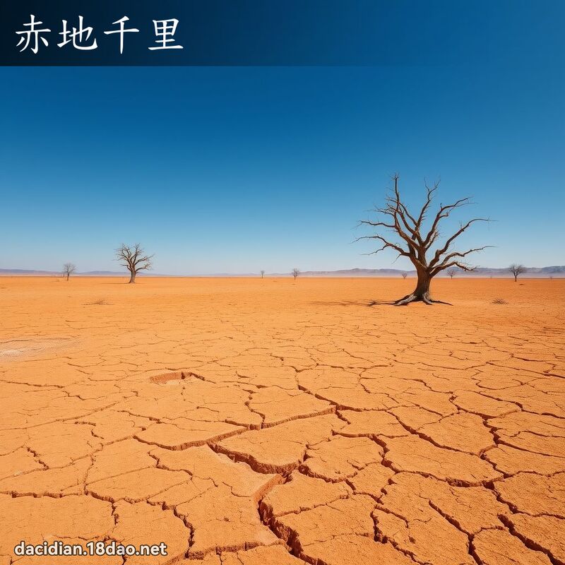 赤地千里 - 国语大辞典配图