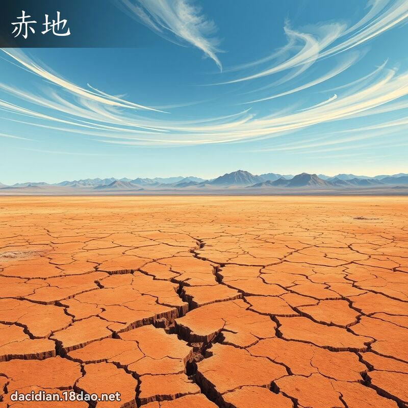赤地 - 國語大辭典配圖