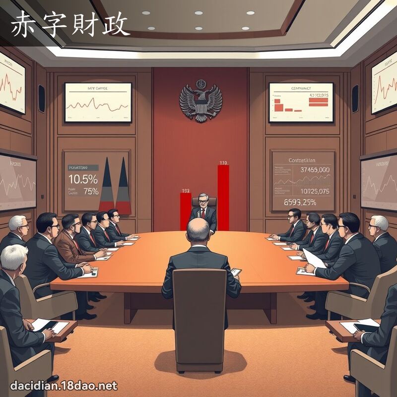 赤字財政 - 國語大辭典配圖