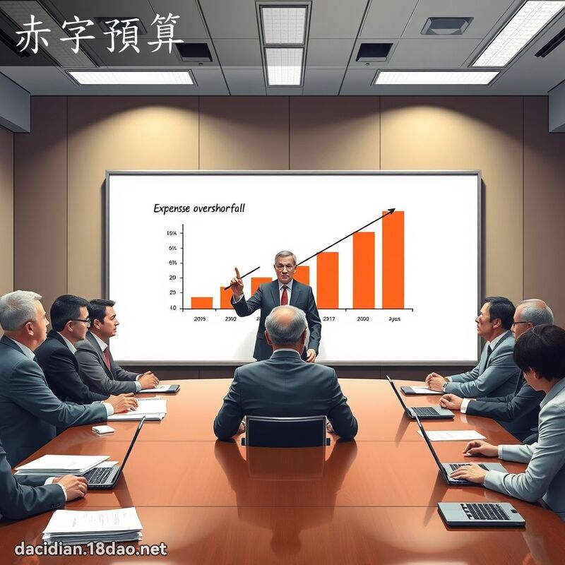 赤字預算 - 國語大辭典配圖