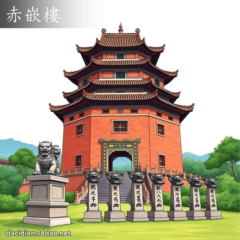 赤嵌樓 - 國語大辭典配圖