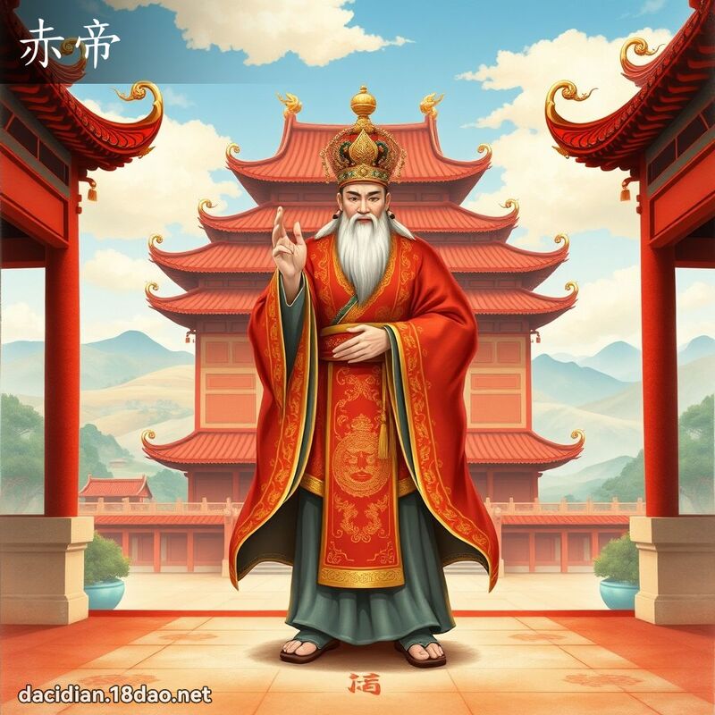 赤帝 - 國語大辭典配圖