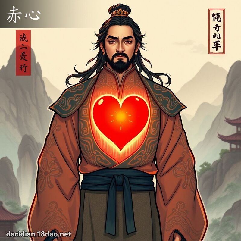 赤心 - 國語大辭典配圖