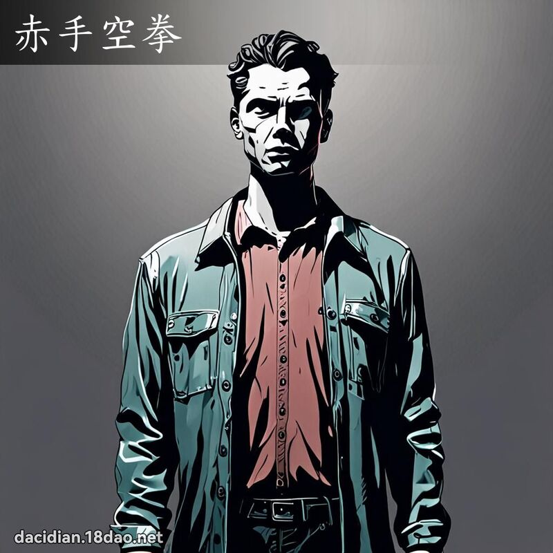 赤手空拳 - 国语大辞典配图
