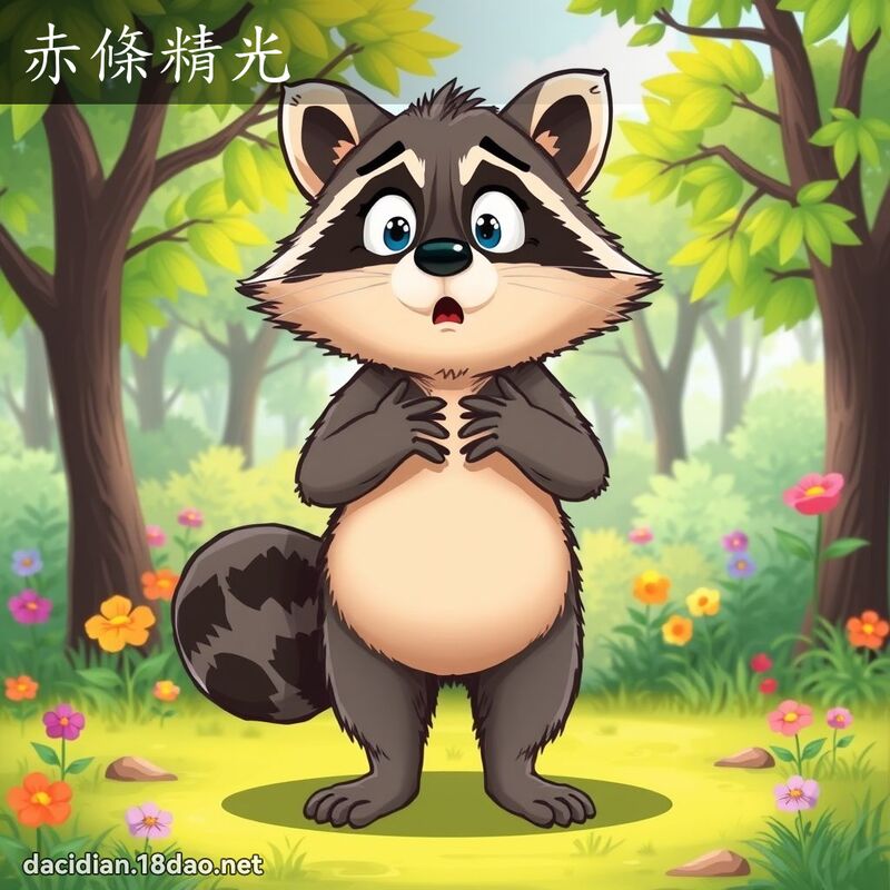 赤條精光 - 國語大辭典配圖