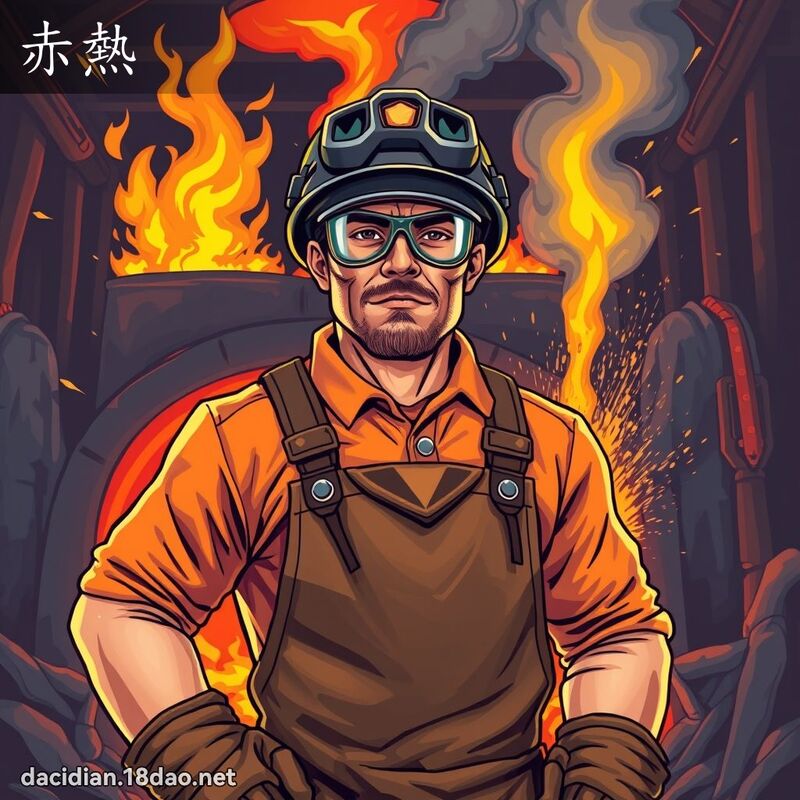 赤熱 - 國語大辭典配圖