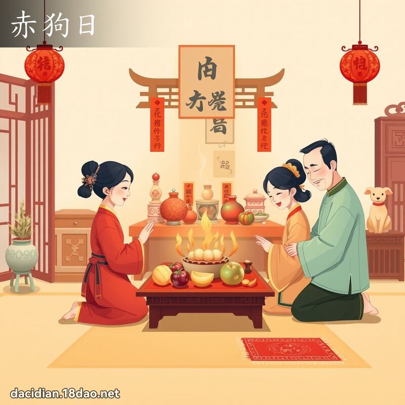赤狗日 - 国语大辞典配图