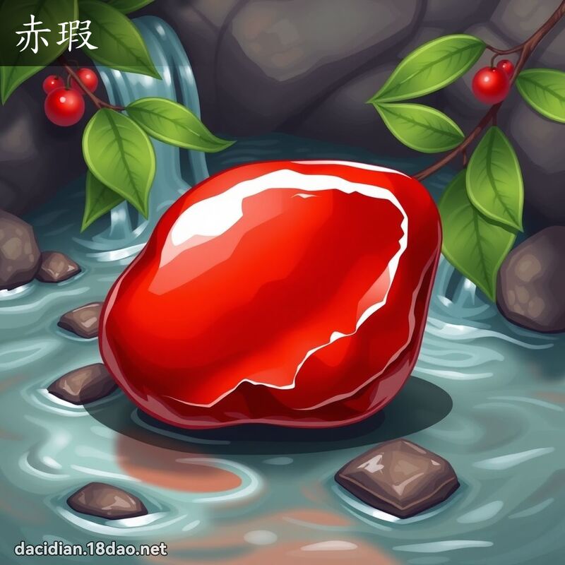 赤瑕 - 國語大辭典配圖