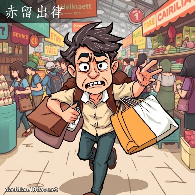 赤留出律 - 國語大辭典配圖