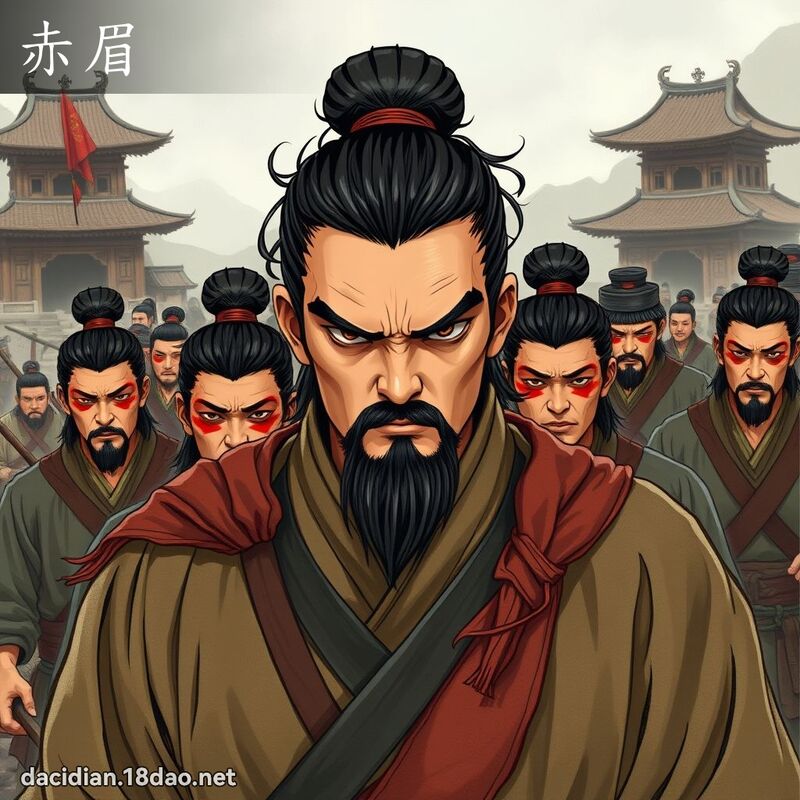 赤眉 - 國語大辭典配圖