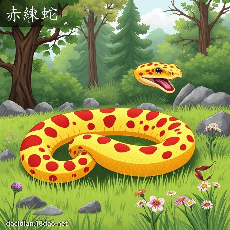 赤練蛇 - 國語大辭典配圖