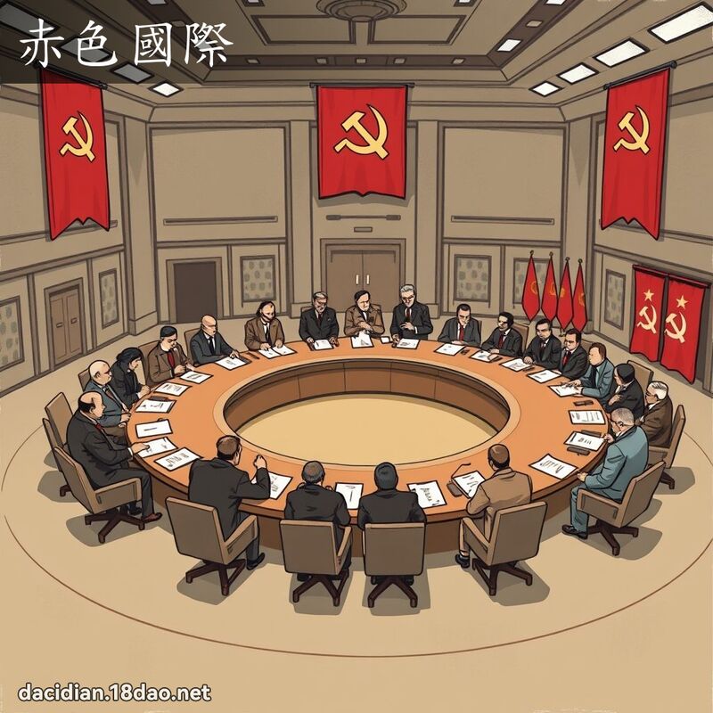 赤色国际 - 国语大辞典配图