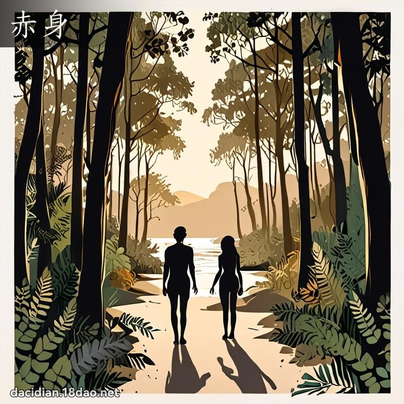 赤身 - 國語大辭典配圖
