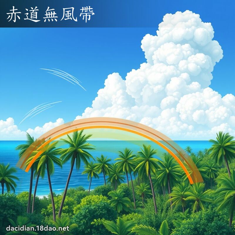 赤道無風帶 - 國語大辭典配圖