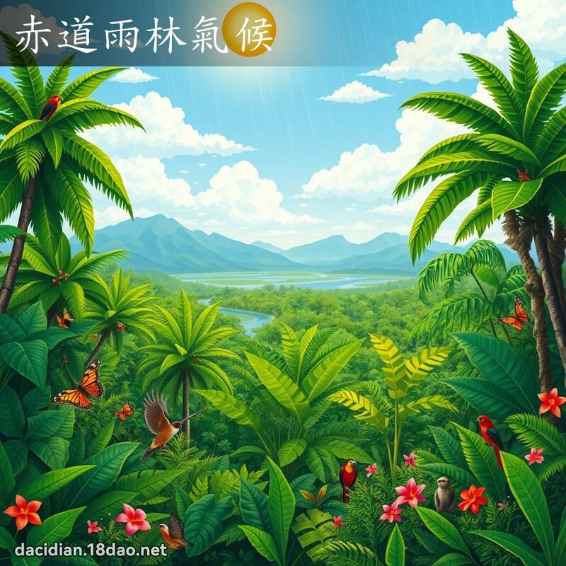 赤道雨林氣候 - 國語大辭典配圖
