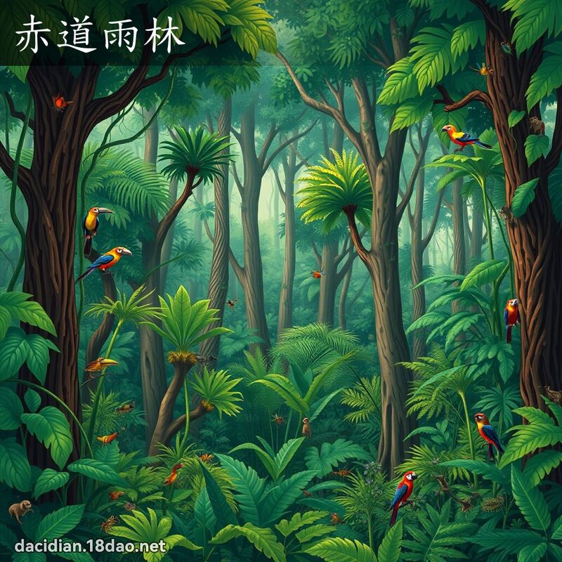 赤道雨林 - 国语大辞典配图