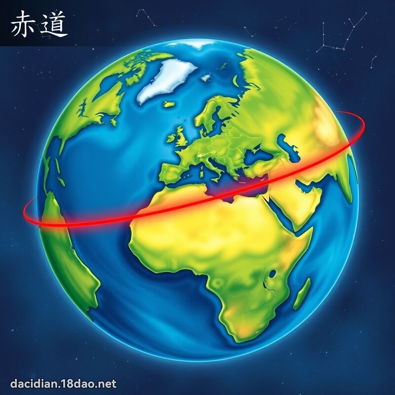 赤道 - 國語大辭典配圖