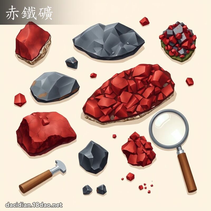 赤鐵礦 - 國語大辭典配圖