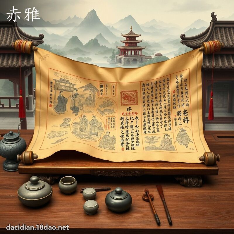 赤雅 - 國語大辭典配圖