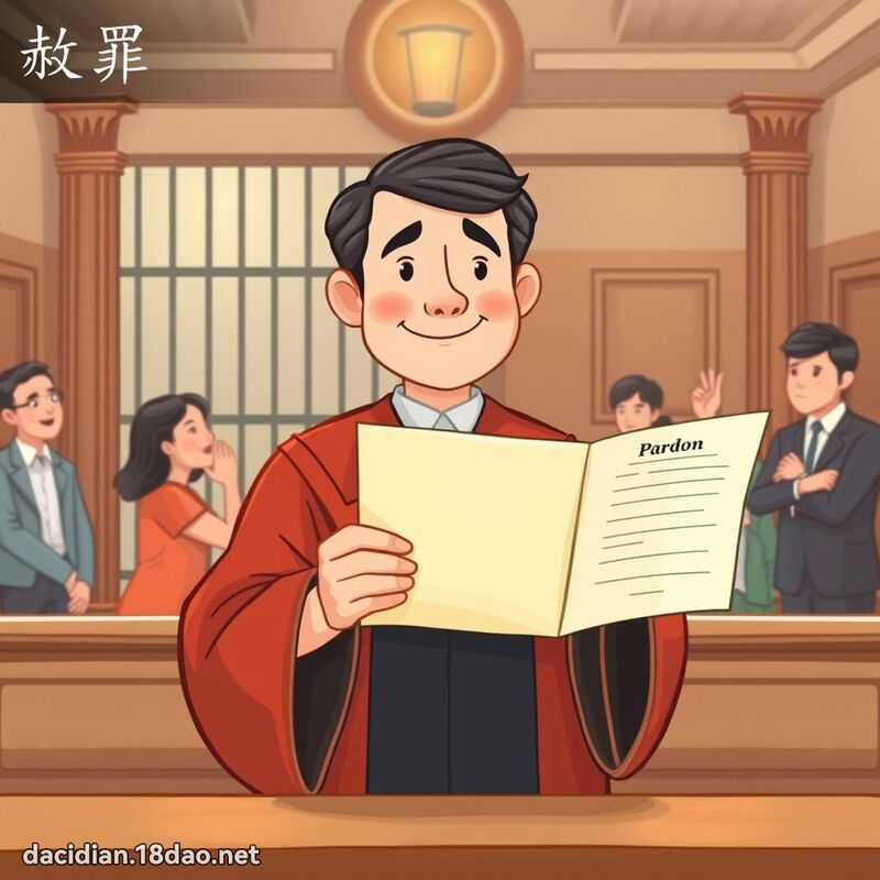 赦罪 - 国语大辞典配图