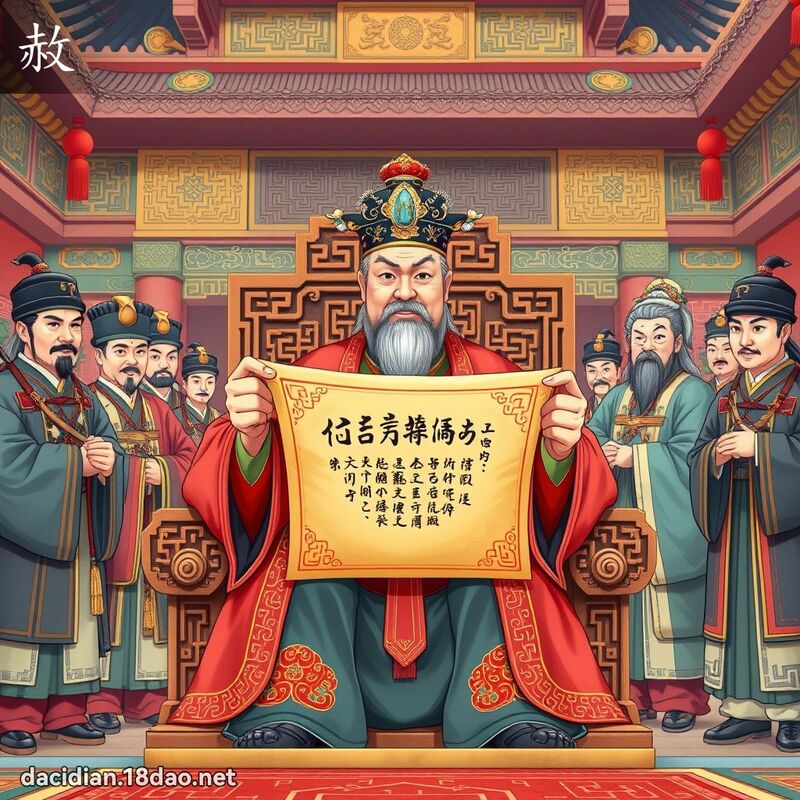 赦 - 國語大辭典配圖