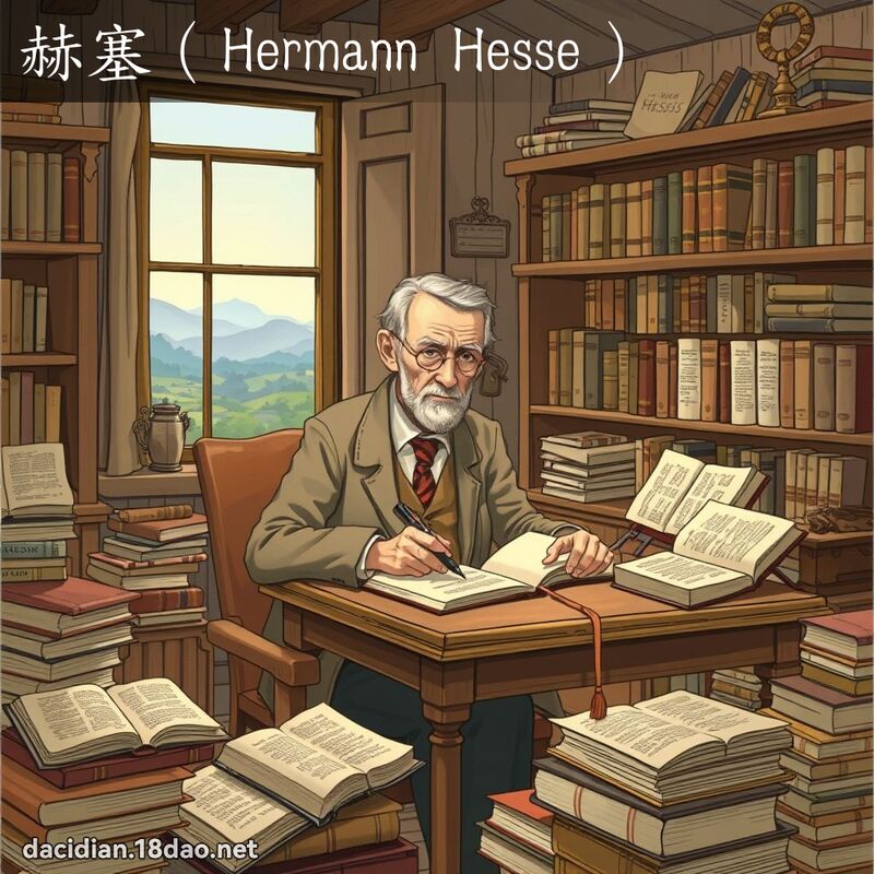 赫塞（Hermann Hesse） - 国语大辞典配图