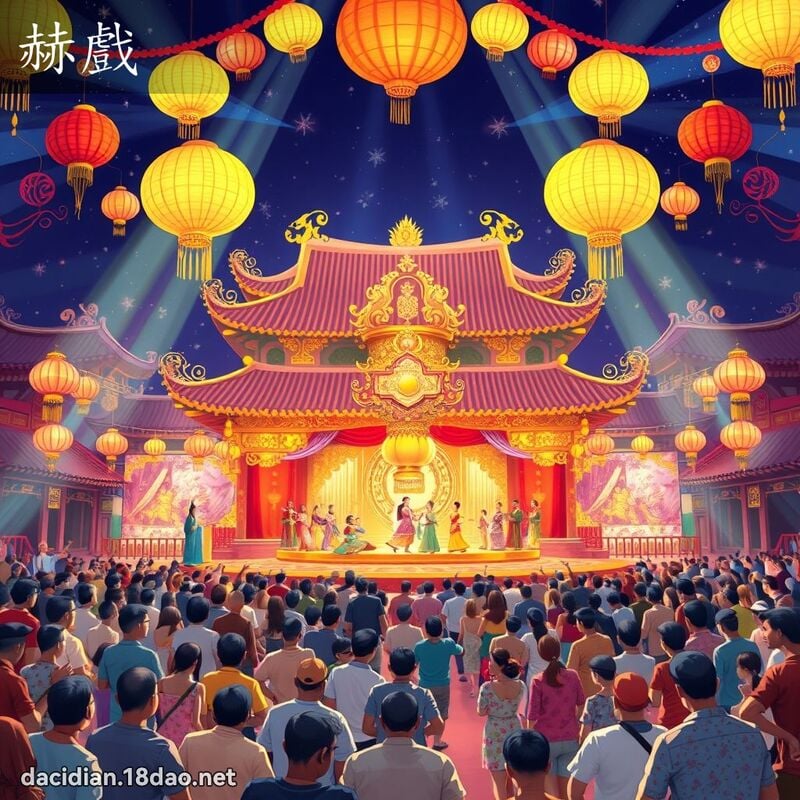 赫戏 - 国语大辞典配图