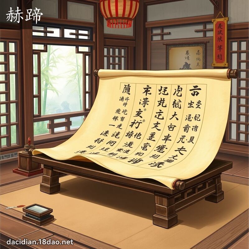 赫蹄 - 國語大辭典配圖