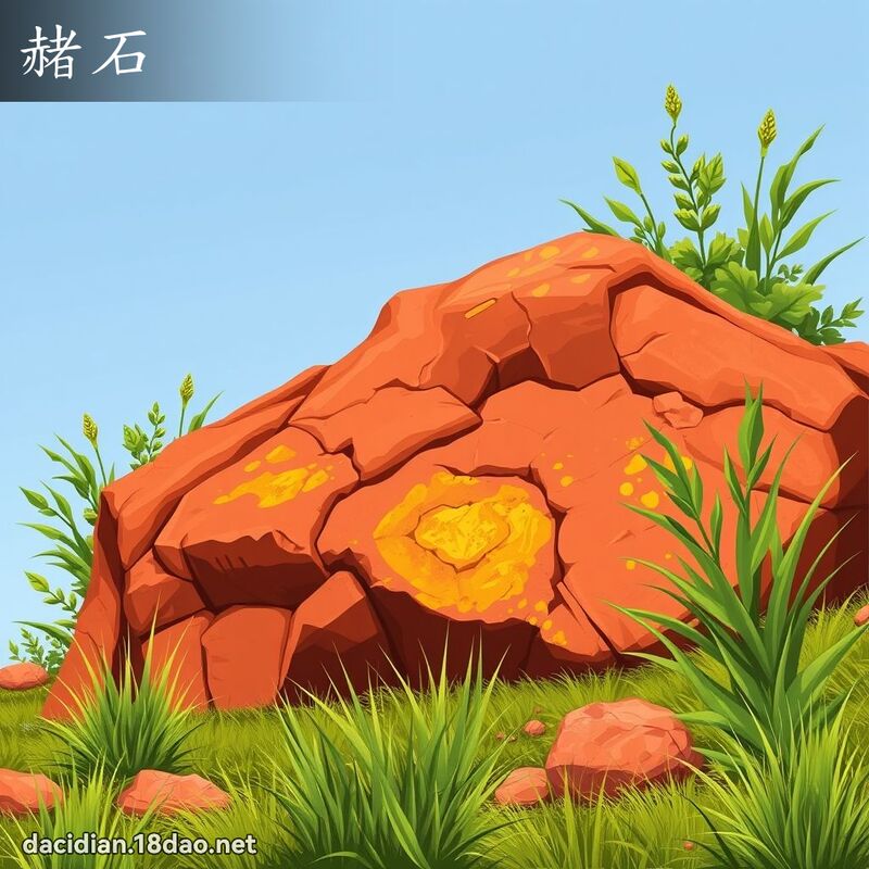 赭石 - 国语大辞典配图
