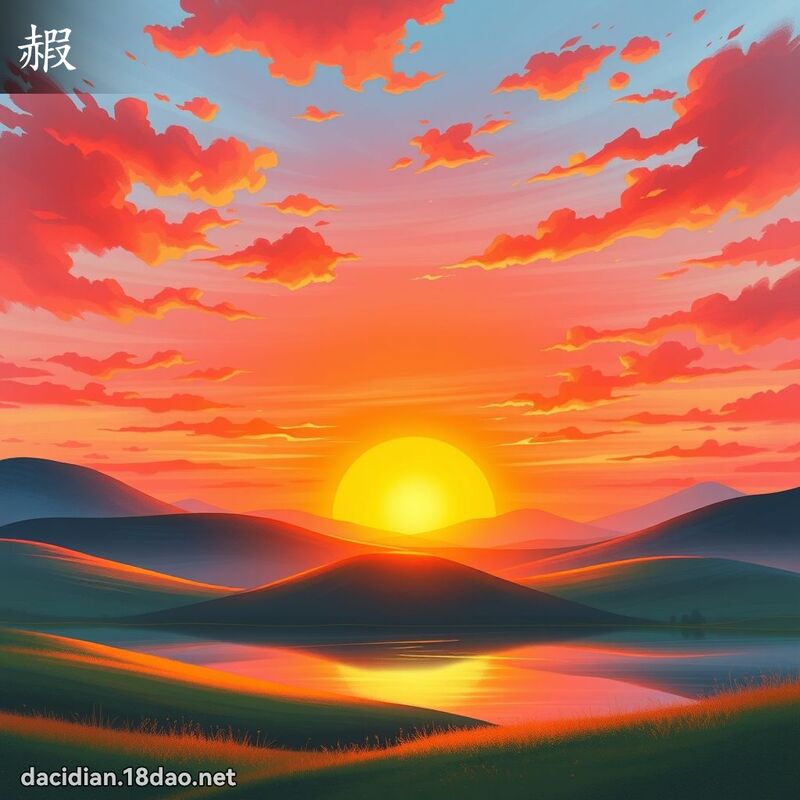 赮 - 国语大辞典配图